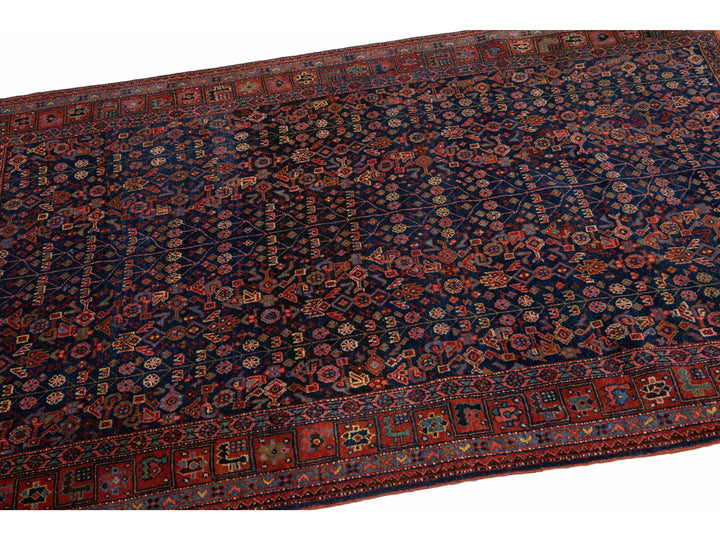 Antique Bidjar Wool Rug 5 X 7