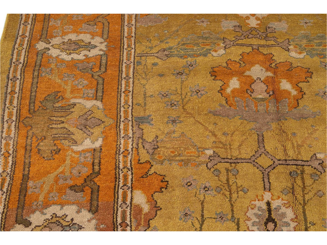 Vintage Donegal Arts & Crafts style Rug 10 X 13