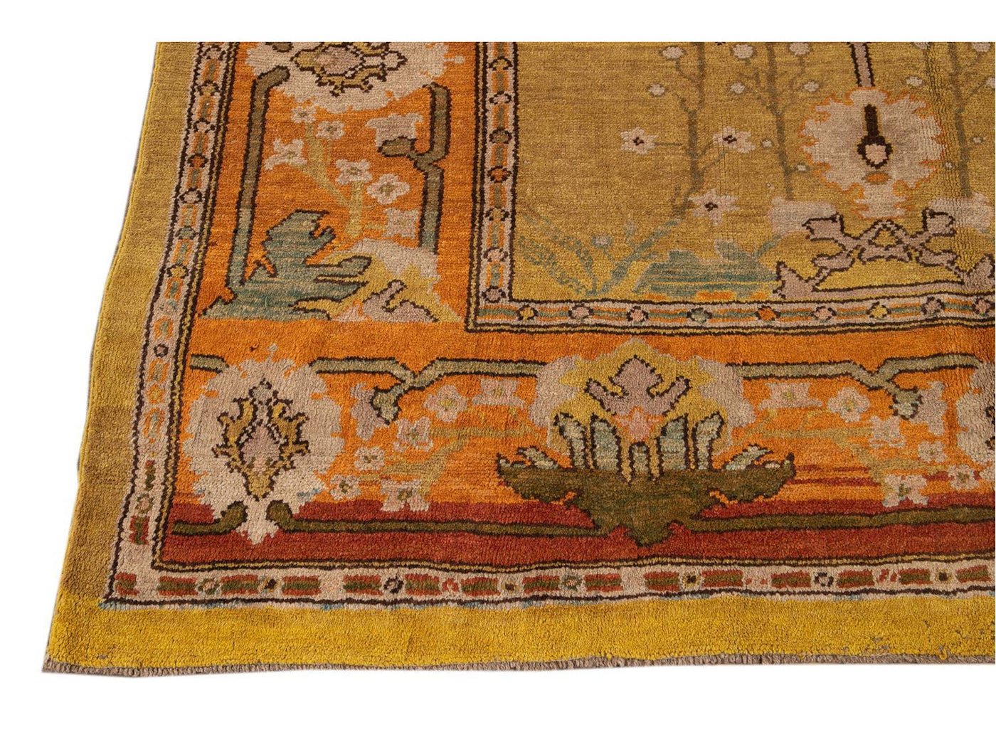 Vintage Donegal Arts & Crafts style Rug 10 X 13