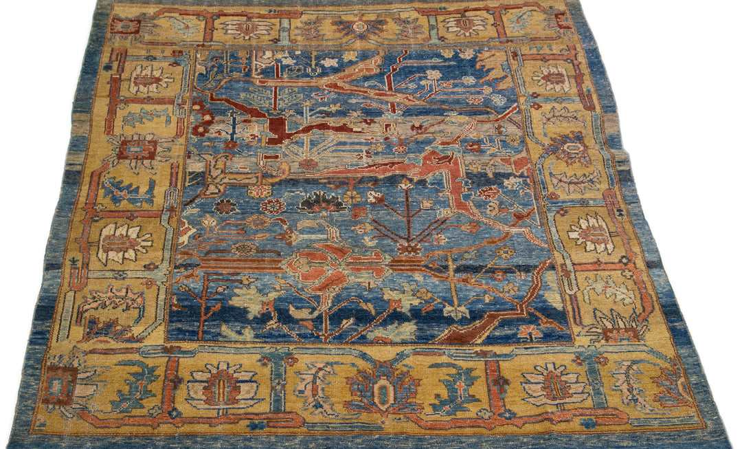 Modern Revival Wool Rug 7 X 9