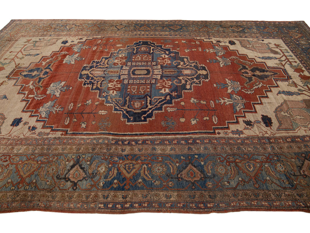 Vintage Bakshaish wool Rug 10 X 15