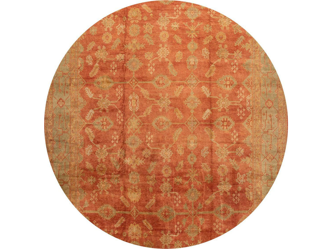 New  Modern Oushak wool Rug 14 X 19