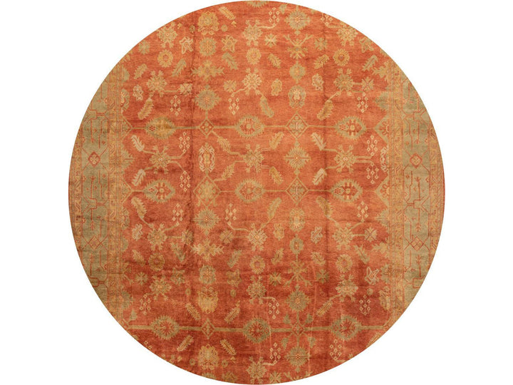 New  Modern Oushak wool Rug 14 X 19