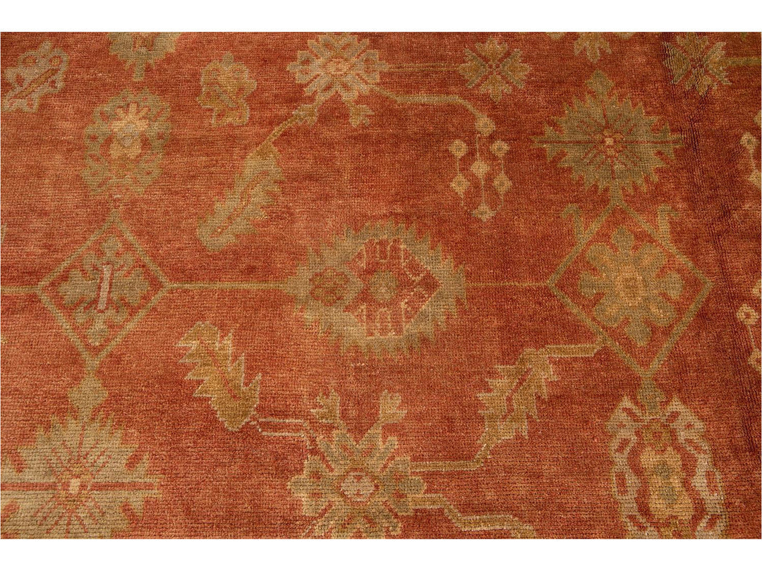 New  Modern Oushak wool Rug 14 X 19