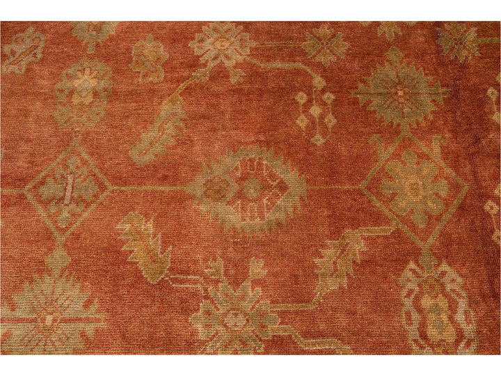 New  Modern Oushak wool Rug 14 X 19