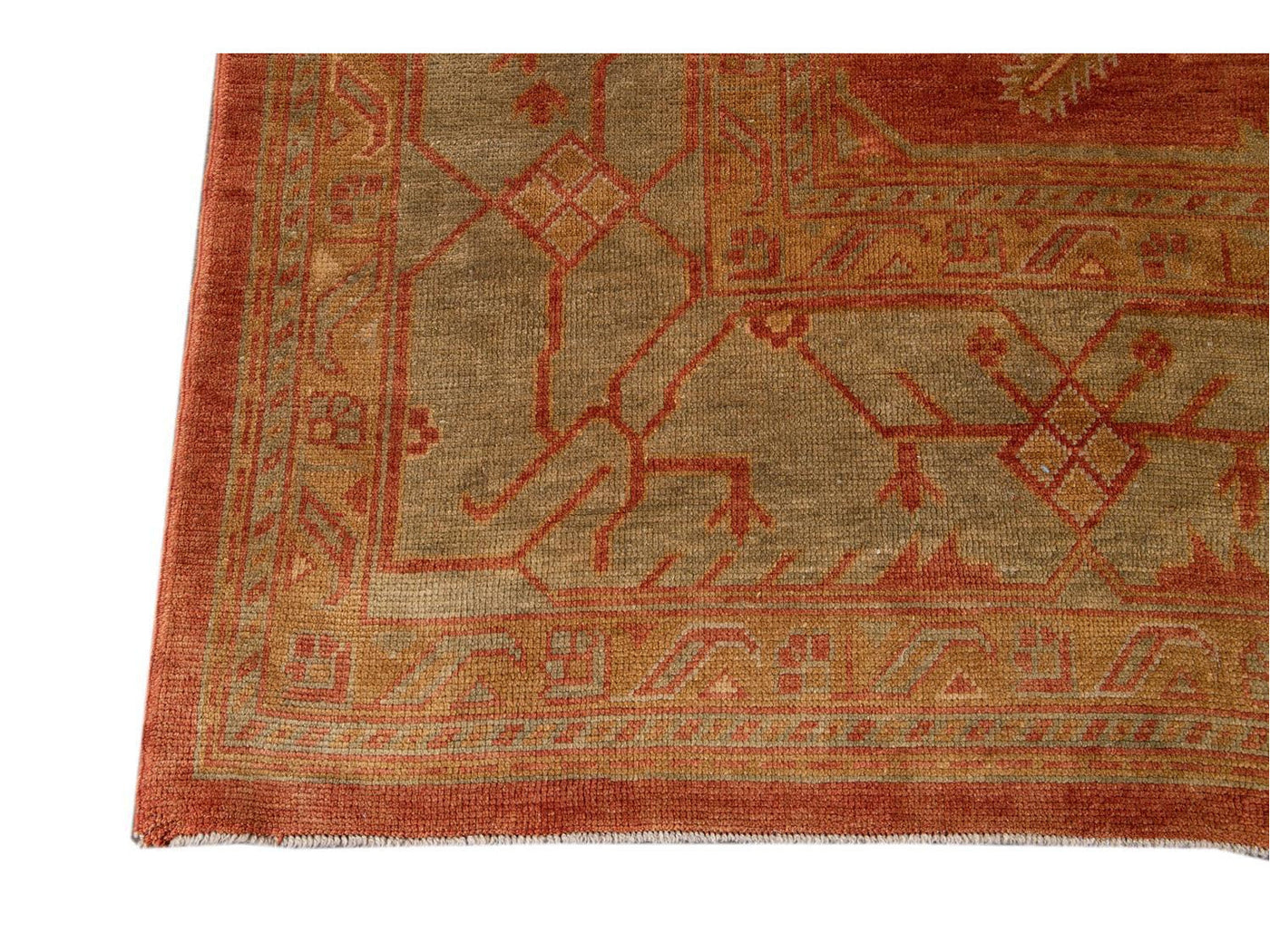 New  Modern Oushak wool Rug 14 X 19