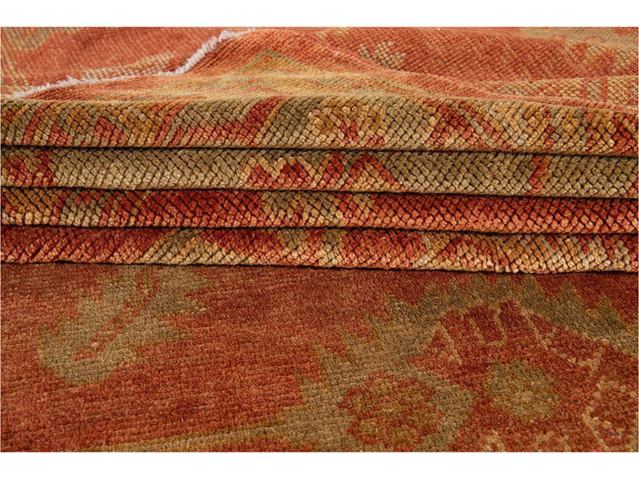 New  Modern Oushak wool Rug 14 X 19