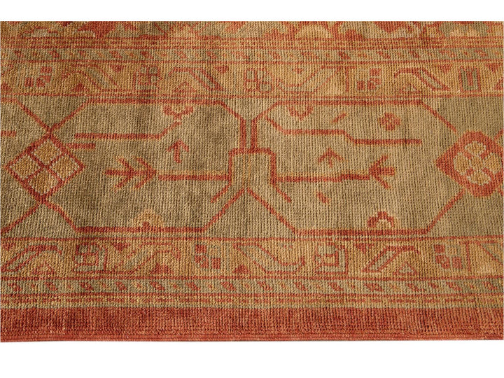 New  Modern Oushak wool Rug 14 X 19