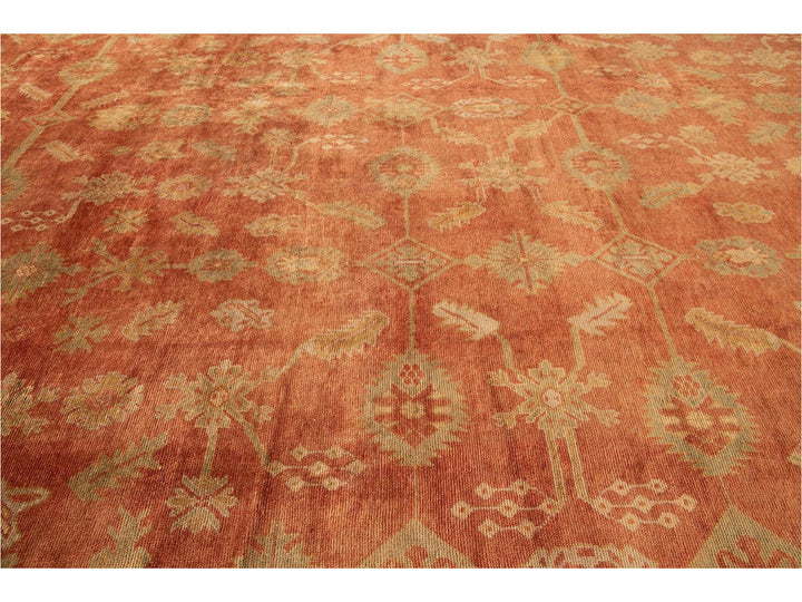 New  Modern Oushak wool Rug 14 X 19