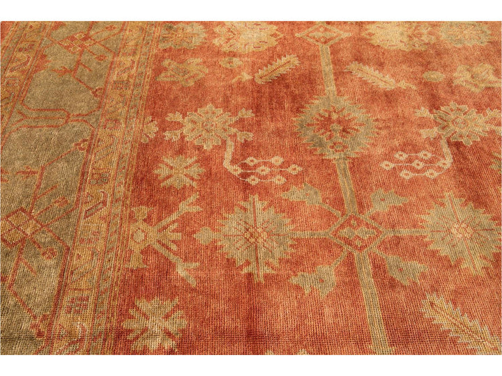 New  Modern Oushak wool Rug 14 X 19