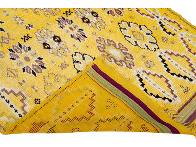 Vintage Moroccan Wool Rug 5 X 12