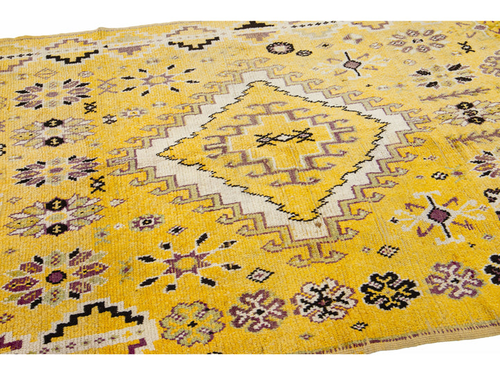Vintage Moroccan Wool Rug 5 X 12