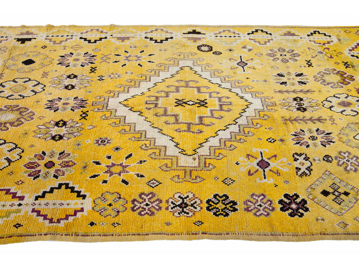 Vintage Moroccan Wool Rug 5 X 12