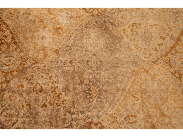 Antique Tabriz Persian Wool Rug  12 X 19