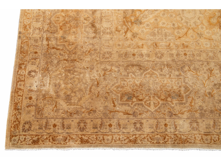 Antique Tabriz Persian Wool Rug  12 X 19