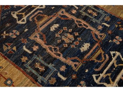 Vintage Bakshaish Wool Rug 7 X 11