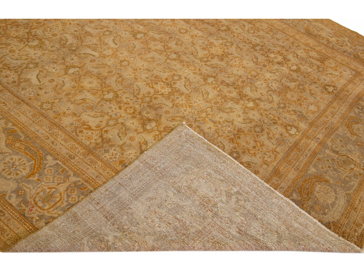 Antique Sultanabad Wool Rug 11 X 14