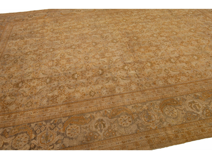 Antique Sultanabad Wool Rug 11 X 14