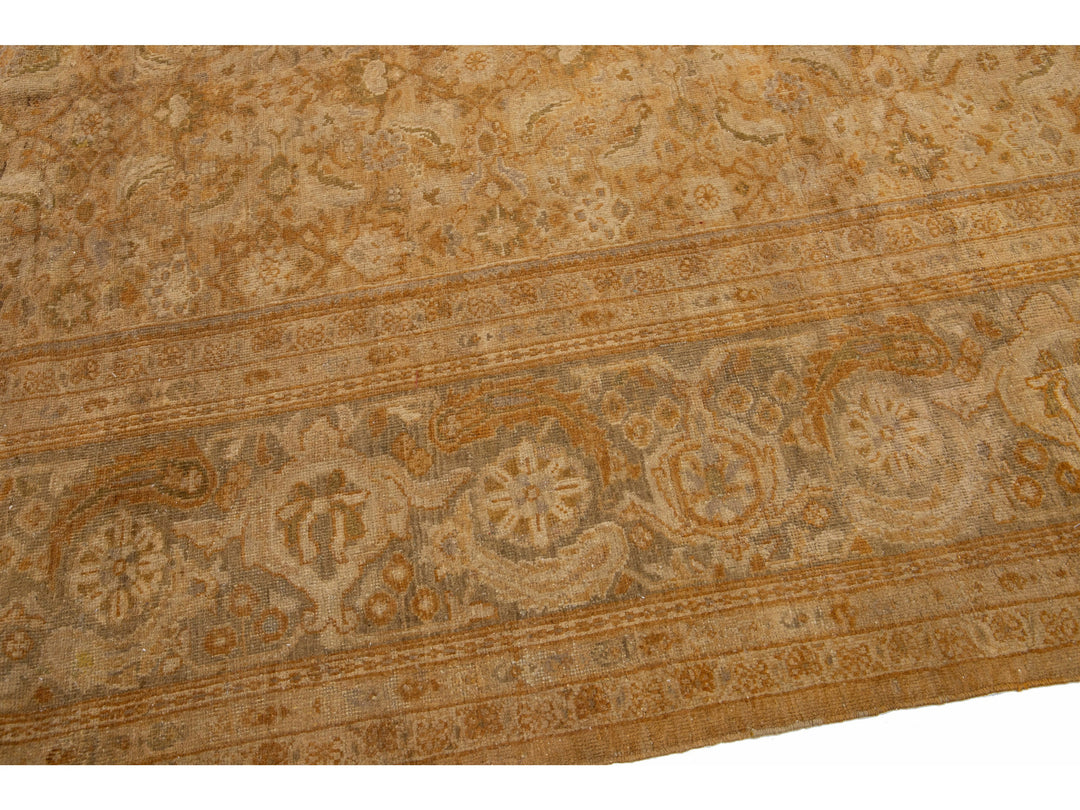 Antique Sultanabad Wool Rug 11 X 14