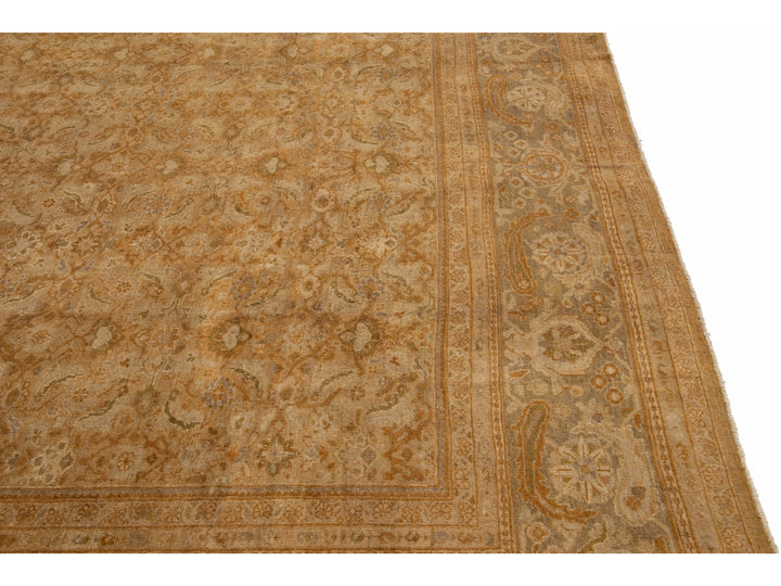 Antique Sultanabad Wool Rug 11 X 14