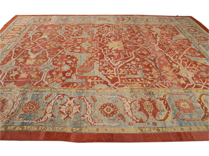 Vintage  Bakshaish wool Rug 14 X 18
