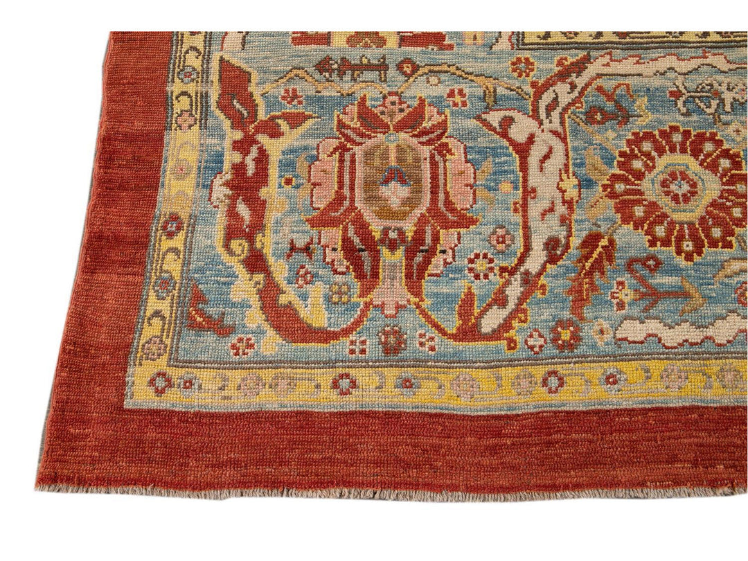 Vintage  Bakshaish wool Rug 14 X 18