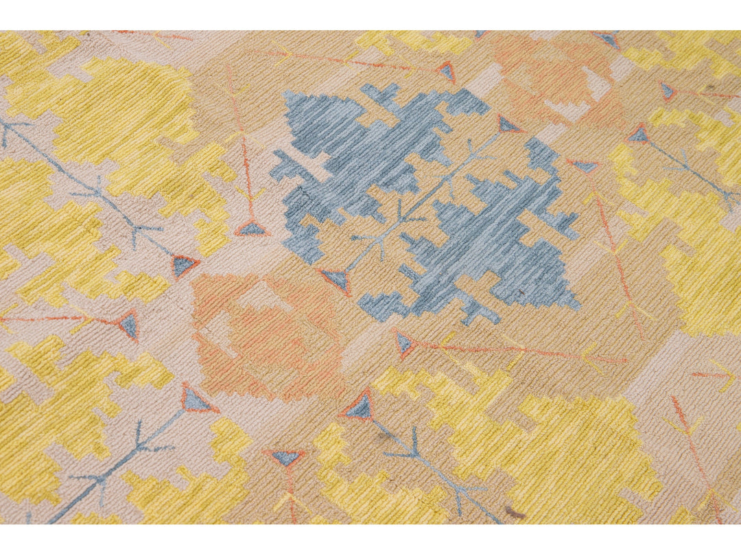 Modern Transitional Wool Rug 15 X 21