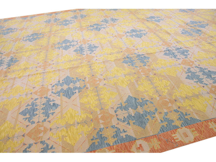 Modern Transitional Wool Rug 15 X 21