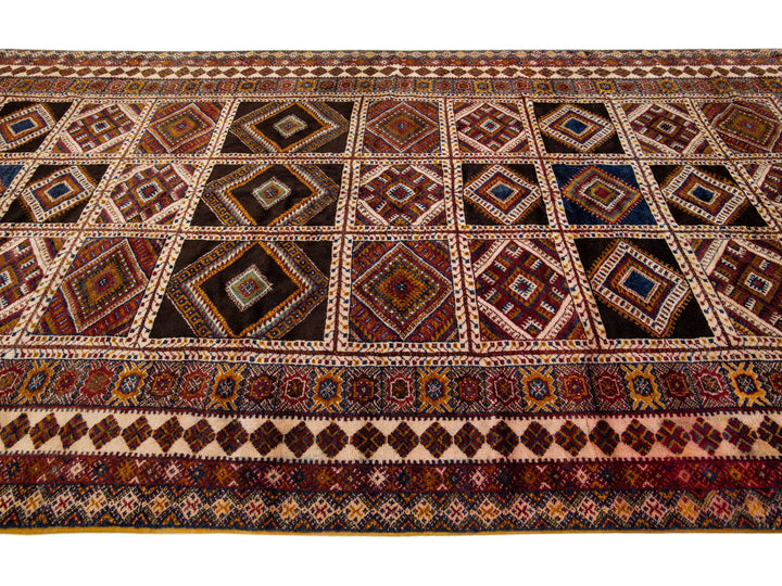 Vintage Moroccan Tribal Rug 8 X 16