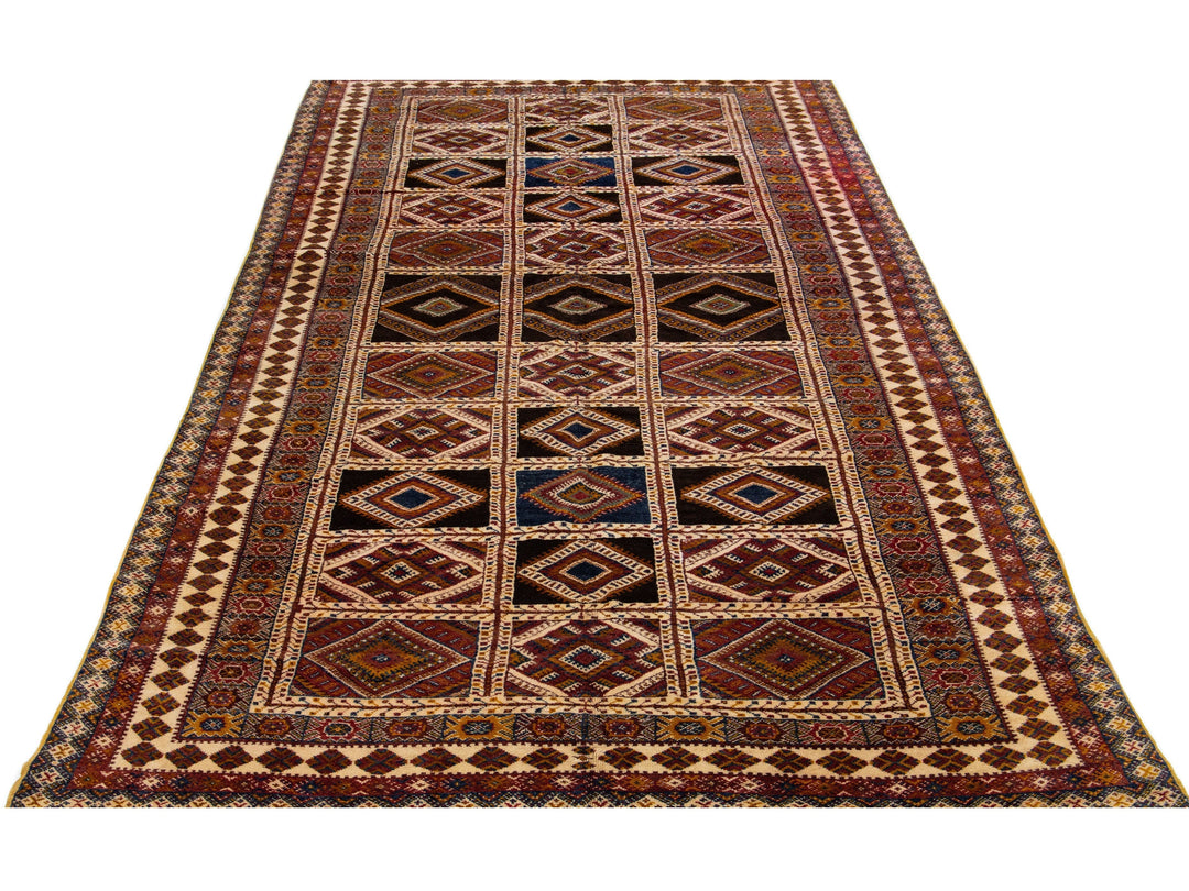 Vintage Moroccan Tribal Rug 8 X 16