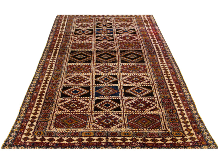 Vintage Moroccan Tribal Rug 8 X 16