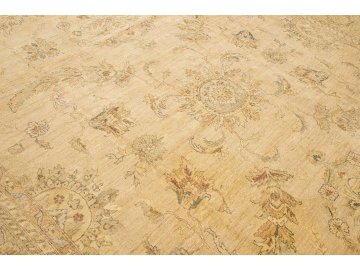 Modern Peshawar Wool Rug 12 X 17