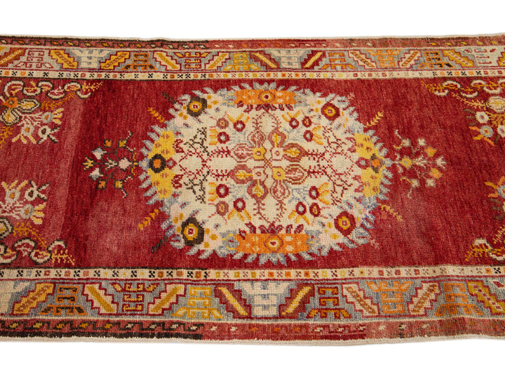 Antique Khotan Wool Rug 3 X 6