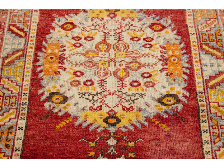 Antique Khotan Wool Rug 3 X 6