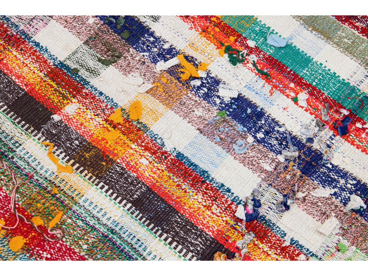 Vintage Kilim Wool Rug 8 X 12