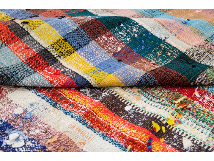 Vintage Kilim Wool Rug 8 X 12