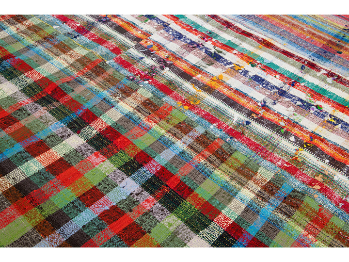 Vintage Kilim Wool Rug 8 X 12