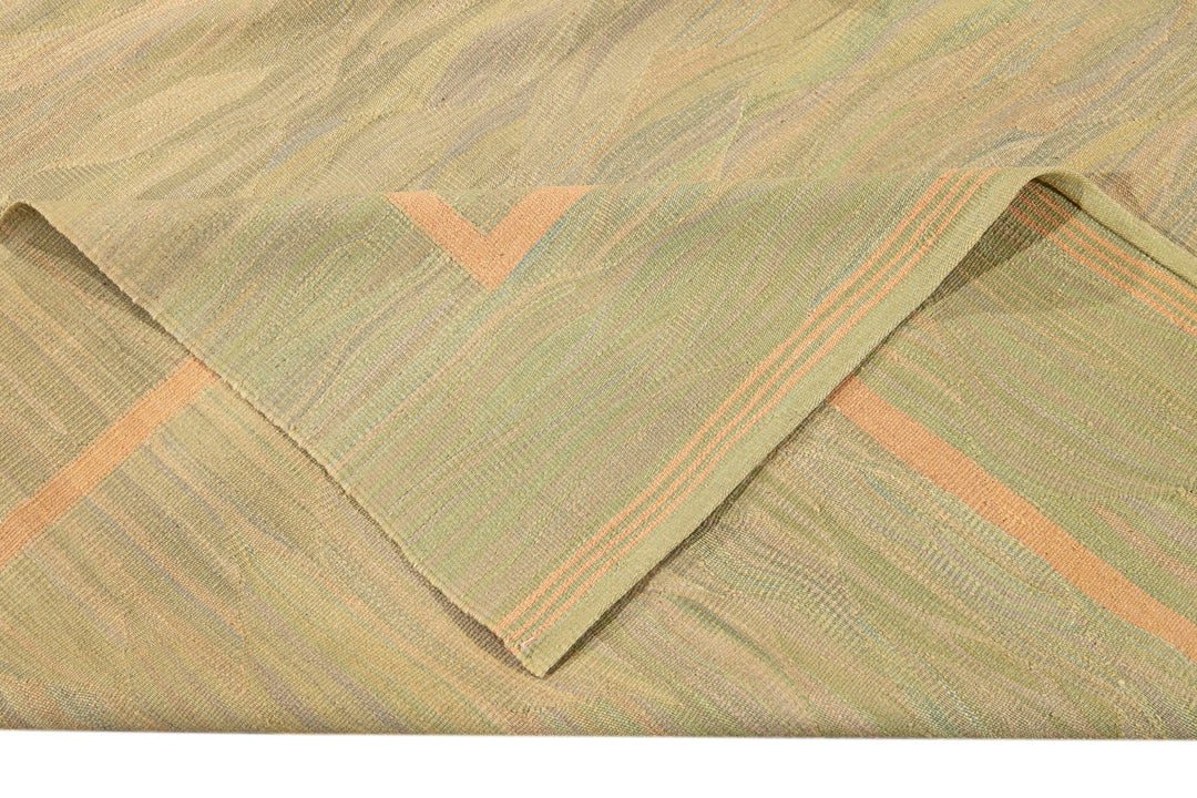 Modern Flatweave Wool Rug 6 X 9