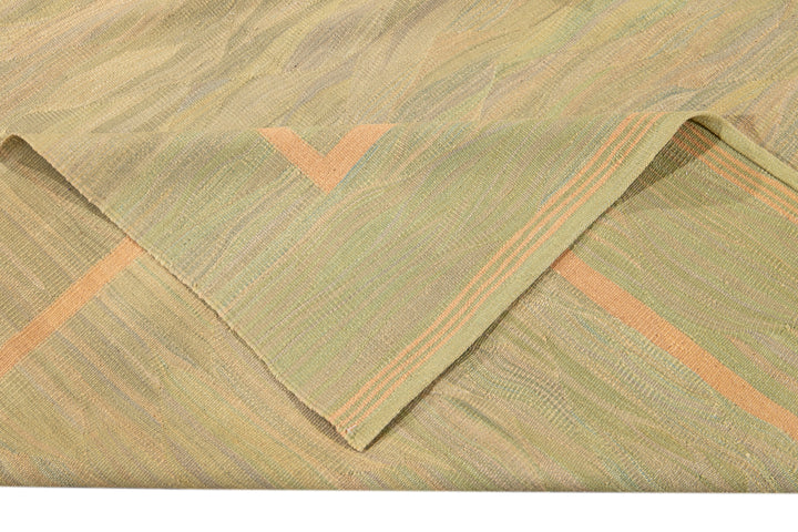 Modern Flatweave Wool Rug 6 X 9