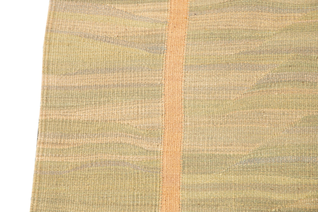 Modern Flatweave Wool Rug 6 X 9