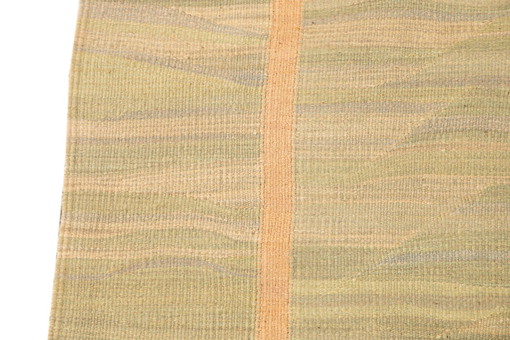 Modern Flatweave Wool Rug 6 X 9