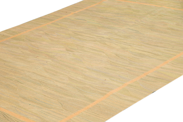 Modern Flatweave Wool Rug 6 X 9