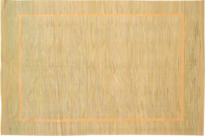 Modern Flatweave Wool Rug 6 X 9