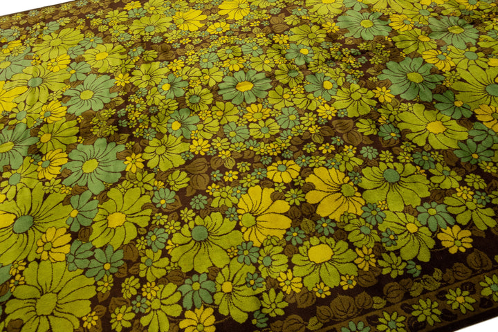 Vintage Art & Crafts Wool Rug 8 X 11