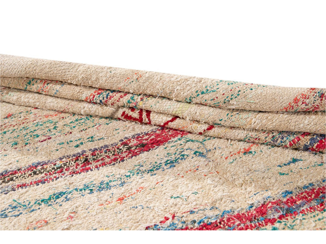 Vintage Flatweave Kilim Wool Rug 7 X 11