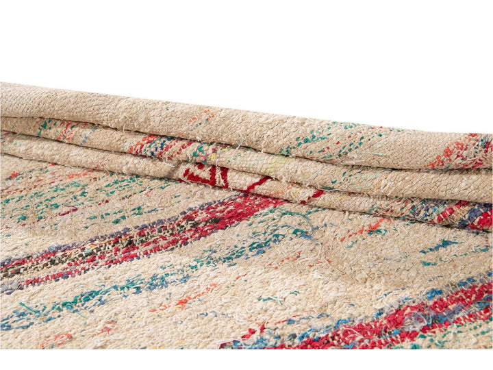 Vintage Flatweave Kilim Wool Rug 7 X 11