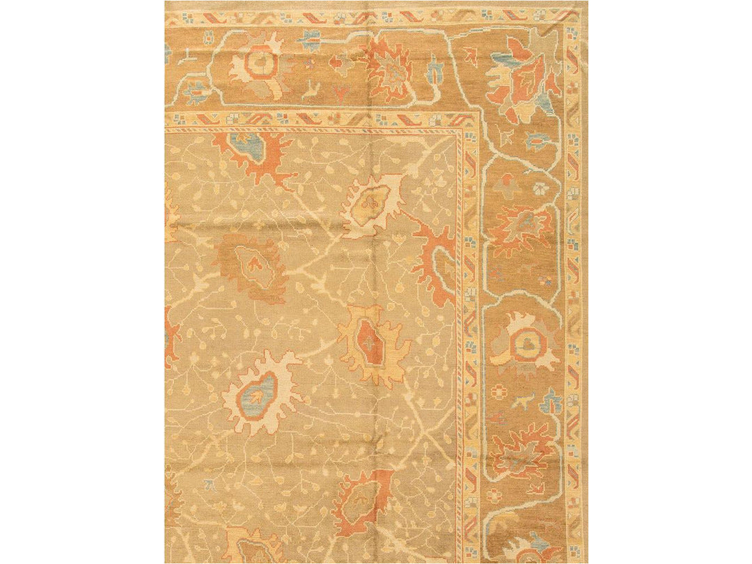 21st Century Modern Oushak Wool Rug 11 X 15