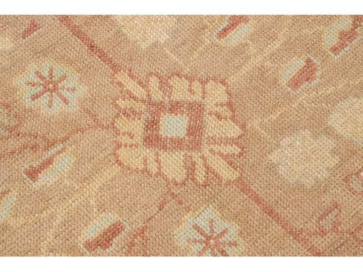 Modern Oushak Wool Rug 11 X 14