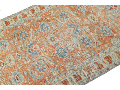 Antique Heriz Wool Runner 3 X 14