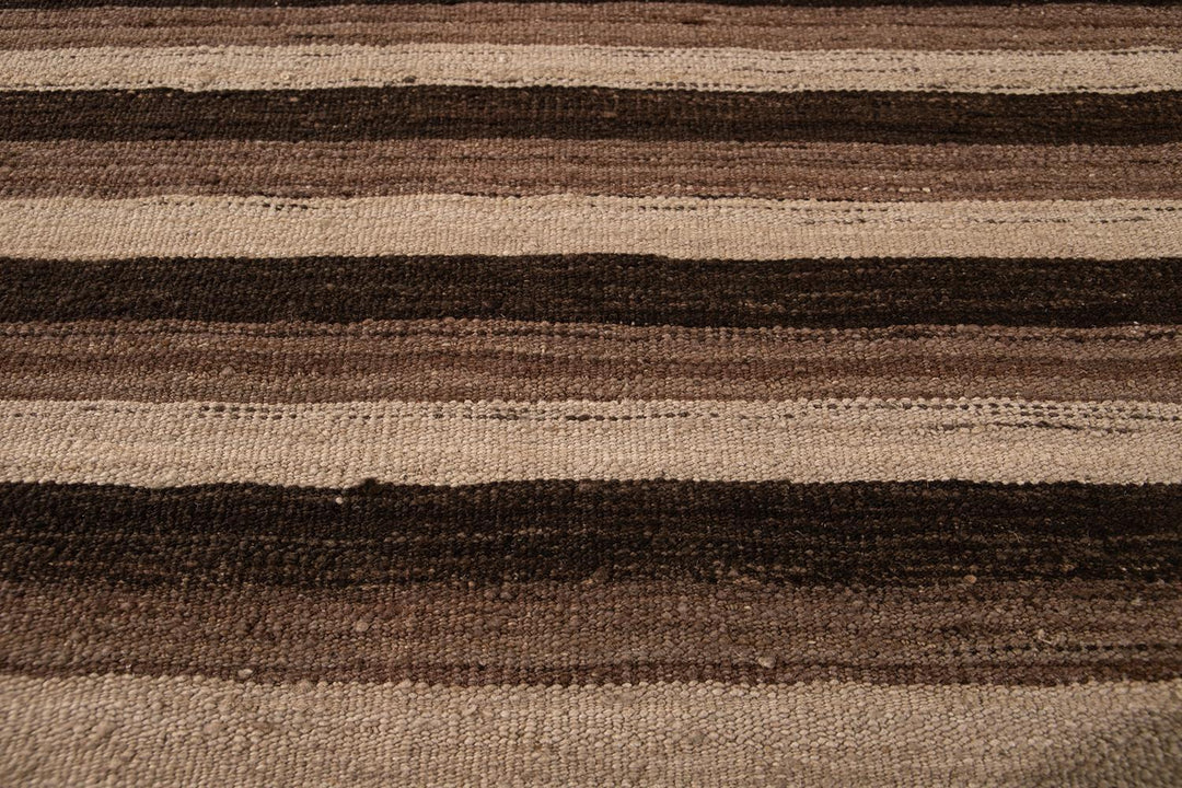 Contemporary Flatweave Wool Rug 9 X 12